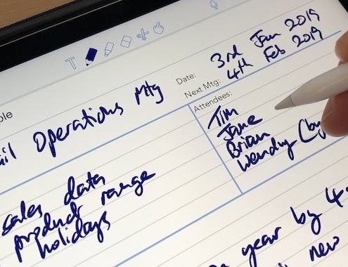 Paperless template Meeting Notes